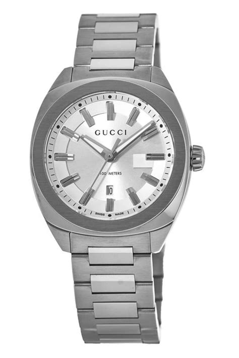 Gucci GG2570 Silver Dial Stainless Steel Men's 